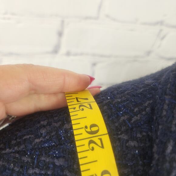 VTG Impasse New York Blazer Womens 2 Tweed Gold Buttons Corpcore Darkacademia - Picture 5 of 6